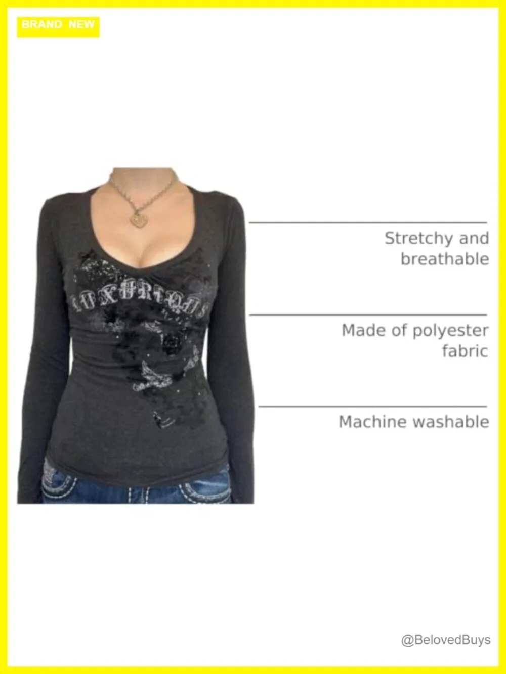 Women's Y2K Gothic Skull Graphic Long Sleeve Tee Crop Top Vintage Grunge